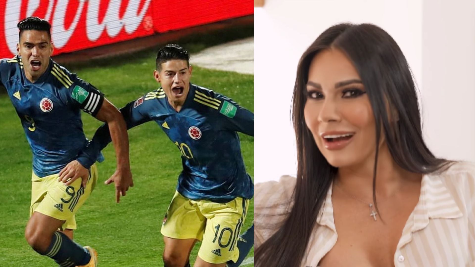 Esperanza Gómez eligió entre James y Falcao para grabar una de sus escenas  – ComuTricolor