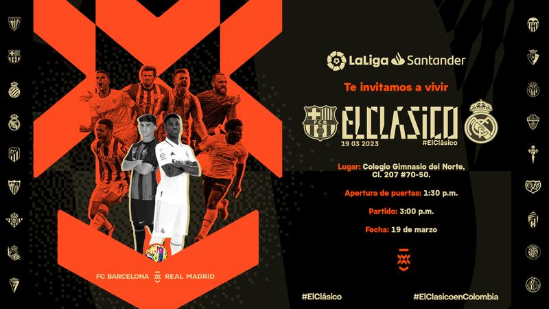 Evento de 'El Clásico' en Bogotá.