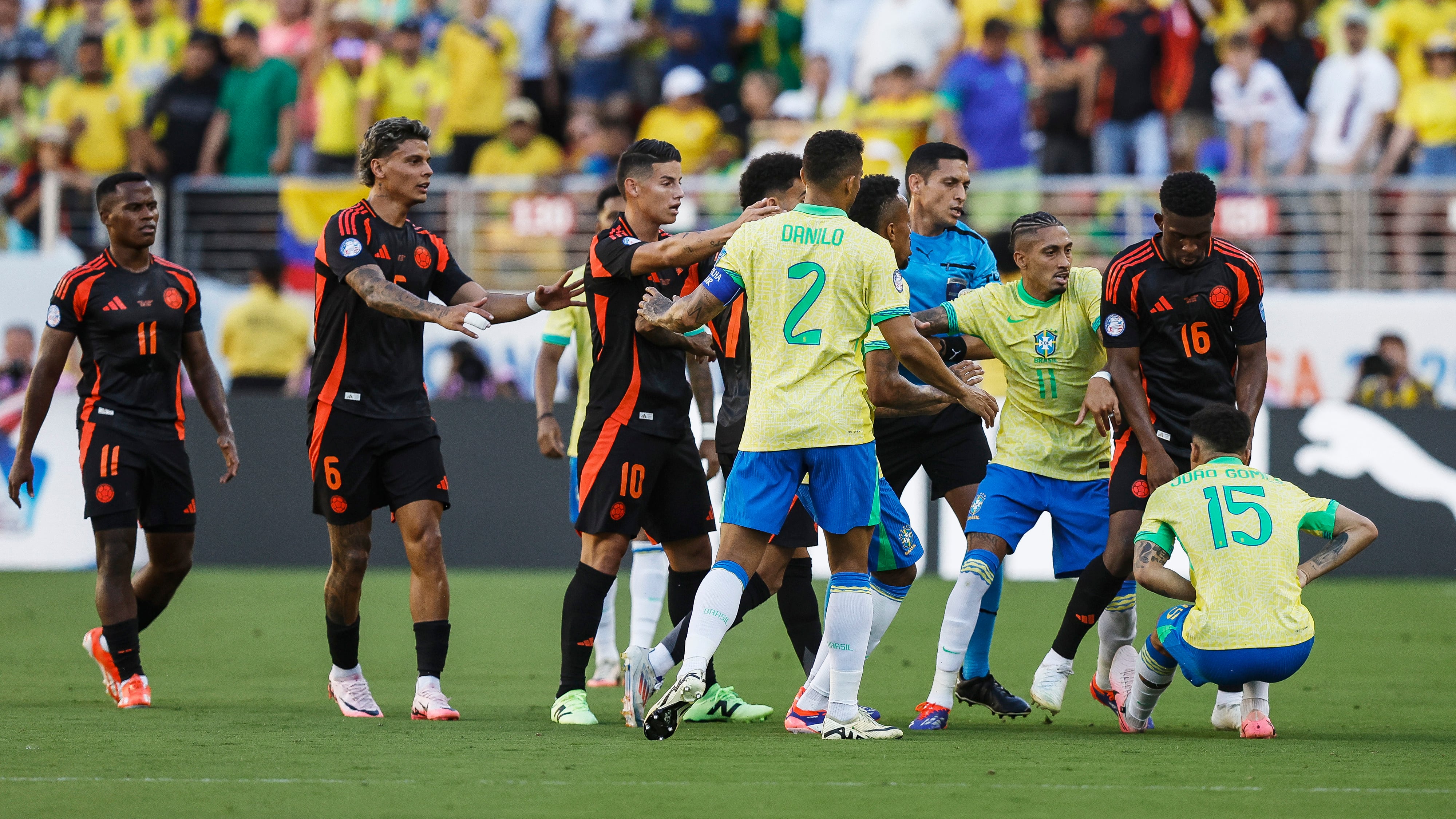 Resumen Brasil vs Colombia